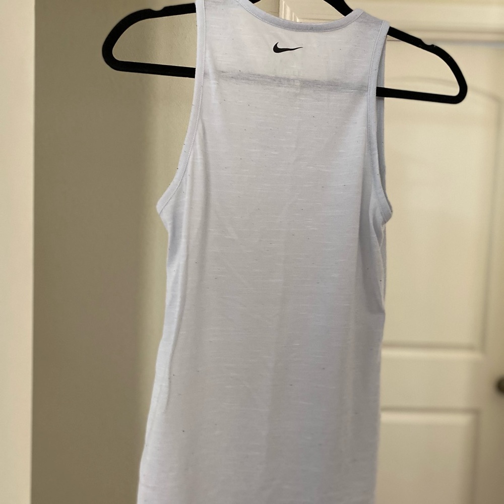 Light blue dri-fit Nike tank